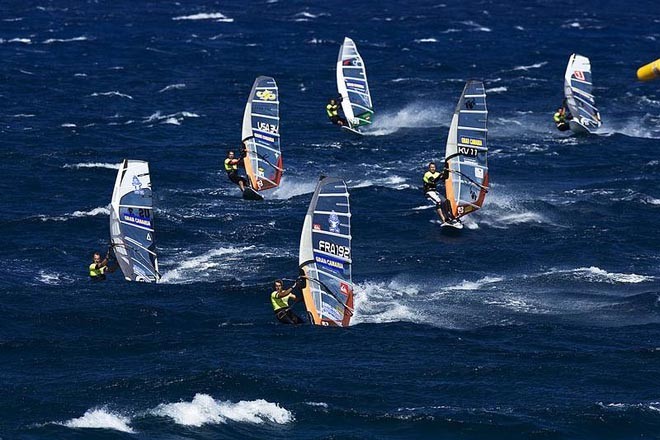 Race one final - 2008 Gran Canaria PWA Grand Slam – Day Two ©  John Carter / PWA http://www.pwaworldtour.com